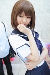 anegasaki_nene blouse cosplay love_plus pleated_skirt rinami sailor_uniform scarf school_uniform skirt rating:Safe score:1 user:pixymisa
