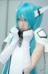 aqua_hair cape collar cosplay dress gloves nymph sora_no_otoshimono twintails yuki_nano rating:Safe score:0 user:nil!