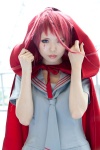 cape cosplay red_hair ruiko saki_kano school_uniform zone-00 rating:Safe score:1 user:pixymisa