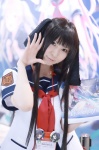 ao_no_kanata_no_four_rhythm cosplay hair_ribbons rinami sailor_uniform school_uniform tobisawa_misaki rating:Safe score:2 user:nil!