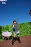 blouse bookbag cardigan costume erika_(ii) kneesocks pleated_skirt school_uniform skirt rating:Safe score:0 user:nil!