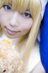 asakura_kana blonde_hair bridget cosplay crossplay fingerless_gloves gloves guilty_gear habit stuffed_animal teddy_bear rating:Safe score:0 user:nil!
