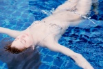 bikini floating leopard_print pool rosebud side-tie_bikini sugimoto_yumi swimsuit wet rating:Safe score:0 user:nil!