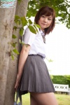 blouse bookbag mana_(ii) pleated_skirt school_uniform skirt rating:Safe score:0 user:nil!
