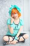 blouse cosplay forest hat kaieda_kae leggings mayuzumi_kaoru orange_hair pantyhose rating:Safe score:3 user:nil!
