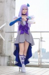 asakura_hina boots bows choker cosplay cure_moonlight dress flowers gloves heartcatch_precure! pretty_cure purple_hair tsukikage_yuri rating:Safe score:0 user:pixymisa