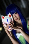 blue_hair cosplay dress furude_rika higurashi_no_naku_koro_ni mask tsun rating:Safe score:0 user:nil!