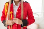 amagi_brilliant_park bed blazer blouse cosplay hairbow na-san ponytail rosso sento_isuzu uniform rating:Questionable score:0 user:nil!