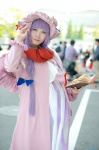 cosplay dress hat patchouli_knowledge purple_hair robe touhou yoppy rating:Safe score:1 user:nil!