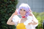 choker cosplay creamy_mami dress mahou_no_tenshi_creamy_mami morisawa_yu purple_hair raini rating:Safe score:0 user:pixymisa