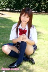 blouse kanda_marina kneesocks pleated_skirt school_uniform skirt rating:Safe score:0 user:nil!