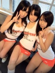 iiniku_ushijima miiya shorts tank_top tsukushi rating:Questionable score:10 user:c0rtana