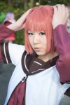 akaza_akari cosplay dress hair_buns hinata_(ii) jacket pink_hair yuruyuri rating:Safe score:0 user:pixymisa