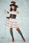 corset cosplay dress gloves kaieda_kae original striped_legwear thighhighs top_hat zettai_ryouiki rating:Safe score:3 user:nil!