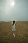 beach dress hello_project_digital_books_73 michishige_sayumi ocean rating:Safe score:0 user:nil!