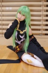 boots cc code_geass cosplay detached_sleeves dress green_hair shorts soul thigh_boots thighhighs rating:Safe score:0 user:nil!