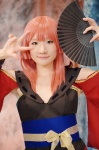 cosplay fan kimono kishigami_hana orange_hair star_driver you_marino rating:Safe score:0 user:nil!