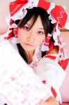 cosplay hairbow hakurei_reimu hanausagi_manyu jumper miko touhou rating:Safe score:0 user:LittleSweetLoli