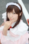 apron cosplay dress hairband maid maid_uniform minatsuki_naru original thighhighs twin_braids zettai_ryouiki rating:Safe score:0 user:nil!
