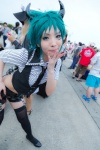 aqua_hair blouse cosplay garters gumi horns renge shorts tagme_song thighhighs vest vocaloid rating:Safe score:1 user:nil!