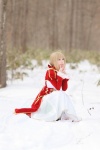 blonde_hair braid cosplay dress fate/series fate/stay_night kamui_arisa red_moon saber rating:Safe score:0 user:nil!