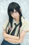 blouse boku_wa_tomodachi_ga_sukunai cosplay mikazuki_yozora pleated_skirt satou school_uniform skirt rating:Safe score:1 user:nil!