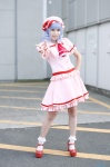 blouse blue_hair cosplay hat miniskirt nagisa_mark-02 remilia_scarlet skirt socks touhou rating:Safe score:1 user:nil!