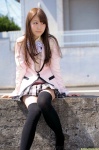 blazer blouse dgc_0976 pleated_skirt school_uniform skirt sweater_vest tanaka_natsuko thighhighs zettai_ryouiki rating:Safe score:0 user:nil!