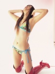 bikini boots natsukawa_jun side-tie_bikini swimsuit rating:Safe score:1 user:nil!