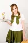 apron blouse costume hairbow imouto_midori_-_final_candidate miniskirt saya skirt waitress waitress_uniform rating:Safe score:0 user:nil!