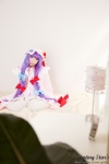 bed cosplay dress hat patchouli_knowledge purple_hair robe saku sweet_garden thighhighs touhou zettai_ryouiki rating:Safe score:1 user:nil!
