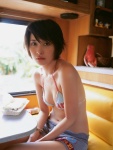 bikini_top cleavage shorts swimsuit yamasaki_mami rating:Safe score:0 user:nil!