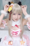 animal_ears blonde_hair cat_ears cosplay dress girlfriend_(kari) hairbow hiokichi kohinata_ichigo rating:Safe score:0 user:nil!
