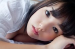 bed blouse cleavage open_clothes shinozaki_ai welcome_to_my_ai_land rating:Safe score:0 user:nil!