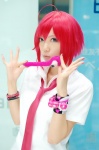 ahoge blouse cosplay ibara original red_hair school_uniform tie rating:Safe score:0 user:nil!