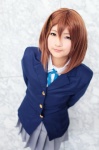 blazer blouse cosplay gingamu hair_clips hirasawa_yui k-on! pleated_skirt school_uniform skirt rating:Safe score:0 user:nil!