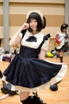 apron cosplay kaieda_kae maid maid_uniform original thighhighs twintails rating:Safe score:2 user:nil!