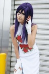 bandaged_hands cosplay ikkitousen kanu_unchou pantyhose purple_hair qipao sei rating:Safe score:0 user:Log