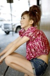 blouse denim hoshino_aki shorts wanibooks_69 rating:Safe score:1 user:nil!