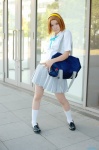 blouse bookbag cosplay drumsticks hairband k-on! neo orange_hair pleated_skirt school_uniform skirt socks tainaka_ritsu rating:Safe score:0 user:nil!