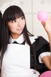 akiyama_mio apron cosplay dress hairband k-on! maid maid_uniform necoco rating:Safe score:0 user:nil!