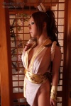 cleavage cosplay dress hairbow king_of_fighters kunoichi ponytail saku shiranui_mai rating:Safe score:0 user:nil!