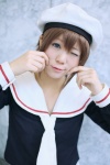 beret cardcaptor_sakura cosplay kinomoto_sakura kousaka_yun sailor_uniform school_uniform tie rating:Safe score:0 user:nil!
