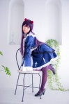 blouse cosplay gokou_ruri hairband mashiro_yuki miniskirt ore_no_imouto_ga_konna_ni_kawaii_wake_ga_nai pantyhose purple_hair purple_legwear shawl skirt rating:Safe score:0 user:nil!