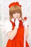 blouse cardcaptor_sakura cosplay gloves hat jumper kinomoto_sakura purarine_kurumi wand rating:Safe score:0 user:nil!