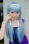 aoi_erito blue_hair cosplay hairband kannagi nagi tank_top rating:Safe score:0 user:nil!