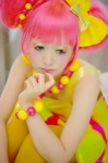 cosplay dress hairbow hair_pods original pantyhose pink_hair tsugihagi_mishin wand wings rating:Safe score:1 user:nil!