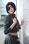 blue_hair chrome_dokuro cosplay eyepatch katekyo_hitman_reborn! miniskirt namada pleated_skirt skirt rating:Safe score:0 user:darkgray