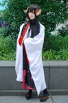 cosplay gauntlets horns inu_boku_secret_service kimono scarf shirakiin_ririchiyo thighhighs yuuki_(iii) rating:Safe score:0 user:nil!