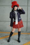 airy_fairy blouse cosplay kneehighs monika_rangu pleated_skirt skirt top_hat uzuki rating:Safe score:0 user:nil!